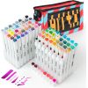 Double-sided Marker Pens ARRTX Oros, 80 Colours Marķieri