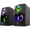 PC Speakers 2.0 DEFENDER J4 2.0 6W LED USB black Jaunumi - Audio-Video