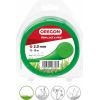 Trimmera aukla, apaļa, zaļa, 2,0 mm, 15 m, OREGON Piederumi dārza tehnikai