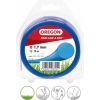 Trimmera aukla, apaļa, zila, 1,7 mm, 15 m, OREGON Piederumi dārza tehnikai