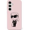 Karl Lagerfeld Graffiti Ikonik Printed Logo MagSafe Silikona Apvalks priekš Samsung Galaxy S25 Ultra Neoriģinālie Maciņi