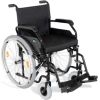 Reha Fund Stalowy wózek inwalidzki RF-1 Cruiser Czarny 48cm Ratiņkrēsli