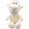 Leantoys Pluszowa Maskotka Przytulanka Owieczka Z Przyssawką Biała 23 x 12 cm Mīkstās rotaļlietas