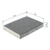 SALONA FILTRS BOSCH ar ogli 1 987 432 538 Воздушные фильтры салона