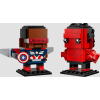 LEGO BrickHeadz 40668 Kapteiņa Amerikas un Sarkanā Halka figūras Jaunumi, Bērnu preces