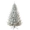 Ziemassvētku egle Flocked 2.1M, 772 zari Mākslīgās egles
