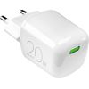 Wall charger GaN 1xUSB-C, 20W by Puro White Jaunumi - Viedierices