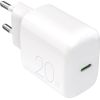 Wall Charger 1xUSB-C, 20W, by Puro White Jaunumi - Viedierices