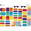 Textar CONNETIX Rainbow Mega Pack 212 el klocki magnetyczne 3+ Konstruktori 