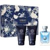 Versace Pour Homme zestaw woda toaletowa spray 50ml + żel pod prysznic 50ml + balsam po goleniu 50ml Vīriešu Smaržas