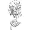 Cylinder cranckase set CS-3410, 335S, Echo  Резервные акции