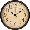 Wall clock ZINT D30cm, brown Часы на стене