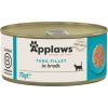 APPLAWS Tuna fillet in broth - wet cat food - 70g Kaķu konservi