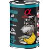 Alpha Spirit Alpha Spirit mokra karma dla psa sardynka z bananem 400g (6szt/opak) Suņu barība