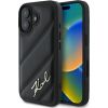 Karl Lagerfeld Quilted Signature Aizsargapvalks Priekš Apple iPhone 16 Plus Neoriģinālie Maciņi