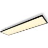 Philips Hue Aurelle rectangular panel light, Black, 120 x 30 cm 2200-6500 Hue White Ambiance Griestu lampas - šķīvji