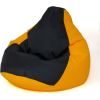 Go Gift Sako bag pouffe Pear yellow-black XL 130 x 90 cm Мешки и пуфы