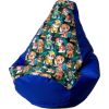 Go Gift Sako bag pouffe Pear print cornflower-PAW Patrol L 105 x 80 cm Мешки и пуфы