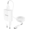 Wall charger Dudao A3EUT 2x USB with USB-C cable 12W  (white) Jaunumi - Datori