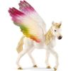 Figurka Schleich Skrzydlaty Tęczowy Jednorożec Źrebię (70577) Фигурки и герои