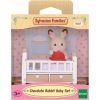 Figurka Epoch Sylvanian Families Zestaw z dzieckiem królików z czekoladowymi uszkami (5017) Фигурки и герои