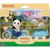 Figurka Epoch Sylvanian Families Panda Rosalina Zestaw rower i wrotki 5652 Фигурки и герои