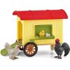 Figurka Schleich Schleich Farm World mobile chicken coop, play figure Figūriņas un varoņi
