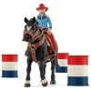 Figurka Schleich Schleich Farm World Barrel Racing with Cowgirl, play figure Фигурки и герои