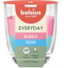 Bolsius Svece arom. stikla gl. Everyday Ø80x70mm bubble gum Sveces un svečturi