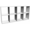 Top E Shop Topeshop MALAX 2X4 BIEL living room bookcase Jaunumi -Dārzam