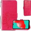 Case Flower Book Samsung A566 A56 5G rose-red Neoriģinālie Maciņi