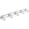 Rack 19" 1U kabeļu organizators 5 plastmasas gredzeni PELĒKS Серверы и компоненты серверов