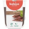 Bolsius Svece arom. stikla gl. True Scents Ø80x73mm oud wood Sveces un svečturi