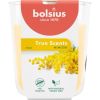 Bolsius Svece arom. stikla gl. True Scents Ø80x73mm mimosa Sveces un svečturi