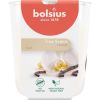 Bolsius Svece arom. stikla gl. True Scents Ø80x73mm vanilla Sveces un svečturi