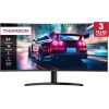 LCD Monitor THOMSON 34 " 3440 x 1440 pixels UltraWide Quad HD LCD Curved M34QG7Y14C Monitori