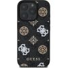Guess PU 4G Peony MagSafe Case Aizsargapvalks priekš iPhone 16 Pro Max / melns Neoriģinālie Maciņi