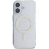 Guess IML Glitter Ring MagSafe Case Защитный чехол для iPhone 16 Plus / прозрачный Чехлы - альтернативные