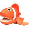 LeanToys Pluszowa Maskotka Ryba Błazenek Pomarańczowy Pacynka 25 cm Мягкие игрушки