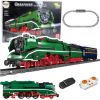 Leantoys Construction Blocks Remote Controlled Steam Locomotive RC 2348 el. Jaunumi, Bērnu preces