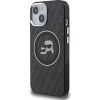 Karl Lagerfeld IML K&CH Heads Repeated Logo MagSafe Case Aizsargapvalks priekš iPhone 15 / melns Neoriģinālie Maciņi