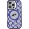 Karl Lagerfeld IML Monogram K&CH Heads MagSafe Case Aizsargapvalks priekš iPhone 16 Pro Max / violets Neoriģinālie Maciņi