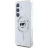Karl Lagerfeld IML Choupette Head MagSafe Case Aizsargapvalks priekš Samsung Galaxy S25+ / caurspīdīgs Neoriģinālie Maciņi