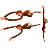 LeanToys Maskotka Pluszowa Małpka z Dźwiękiem Ciemno Brązowa 60 cm Мягкие игрушки