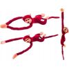 LeanToys Maskotka Pluszowa Małpka z Dźwiękiem Czerwona 60 cm Мягкие игрушки