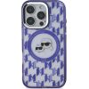 Karl Lagerfeld IML Monogram K&CH Heads MagSafe Case Aizsargapvalks priekš iPhone 16 Pro / violets Neoriģinālie Maciņi