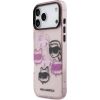Karl Lagerfeld IML Multi K&CH Heads Защитный чехол для iPhone 17 Pro Max / розовый Чехлы - альтернативные