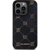 Karl Lagerfeld PU Karl Heads Pattern MagSafe Case Aizsargapvalks priekš iPhone 15 Pro Max / melns Neoriģinālie Maciņi