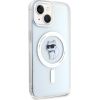 Karl Lagerfeld IML Choupette MagSafe Case Aizsargapvalks priekš iPhone 15 / caurspīdīgs Neoriģinālie Maciņi