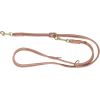 Trixie Pure, smycz regulowana, dla psa, skórzana, różowa, S: 2 m/10 mm, okrągła Citas preces